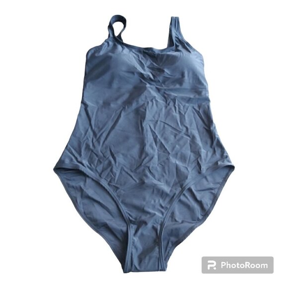 Classic Blue Women's One-Piece Swimsuit - Picture 1 of 6
